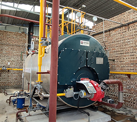2-тонный паровой котел на газойле для системы окрашивания пряжи